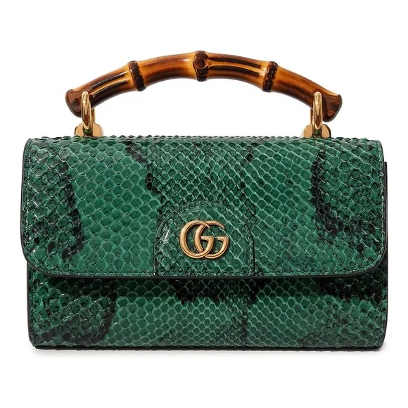 GUCCI MINI DIANA PYTHON BAG - Picture 4 of 12